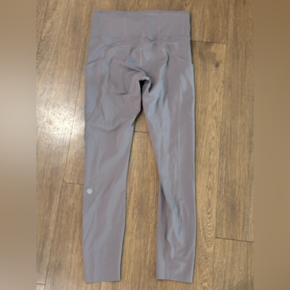 Lululemon Fast and Free Tight II 25" Non-Reflective Nulux in Violet Verbena Sz 6 - Picture 7 of 10